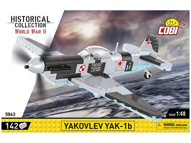 Yakovlev YAK-1B (142 pcs) Cobi Brick Build Kit-Cobi-Diecast Model Centre