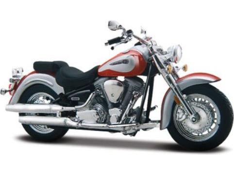 Yamaha Road Star Red 1:18 Scale Maisto Diecast Model-Maisto-Diecast Model Centre