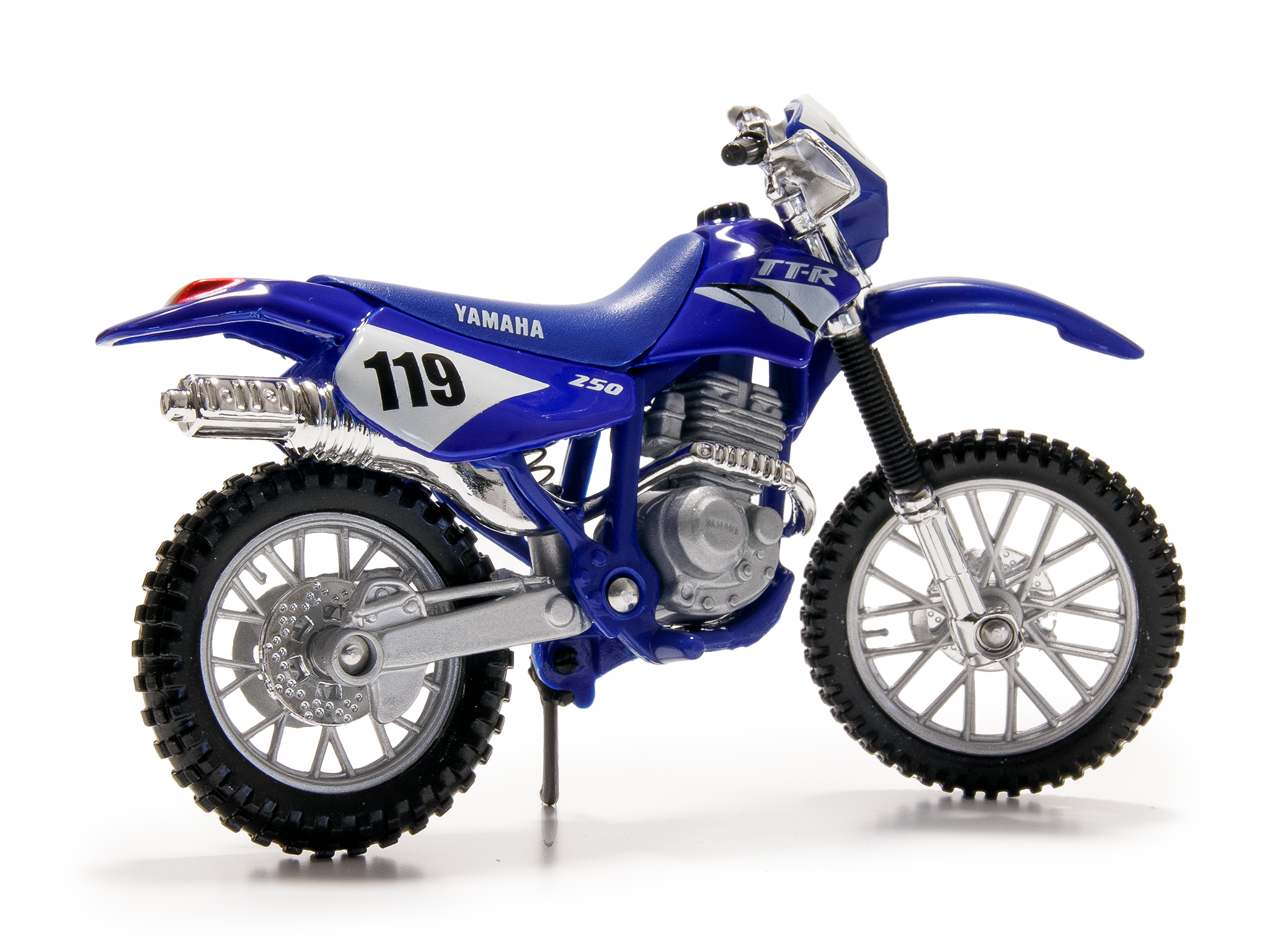 Yamaha TT-R 250 blue 1:18 Scale Motorcycle Model