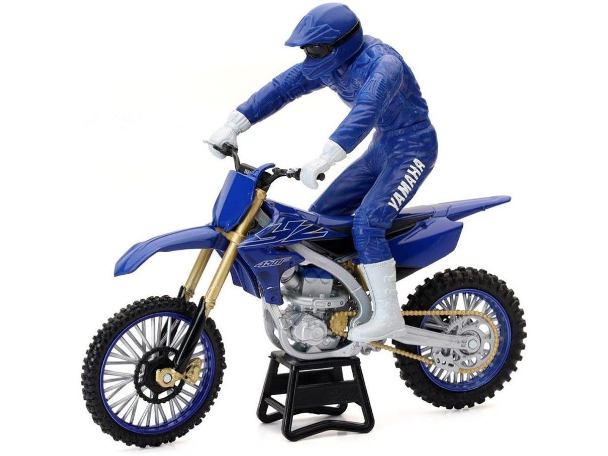 Yamaha YZ450F + Rider 1:12 Scale NewRay Diecast Model Motorcycle-NewRay-Diecast Model Centre