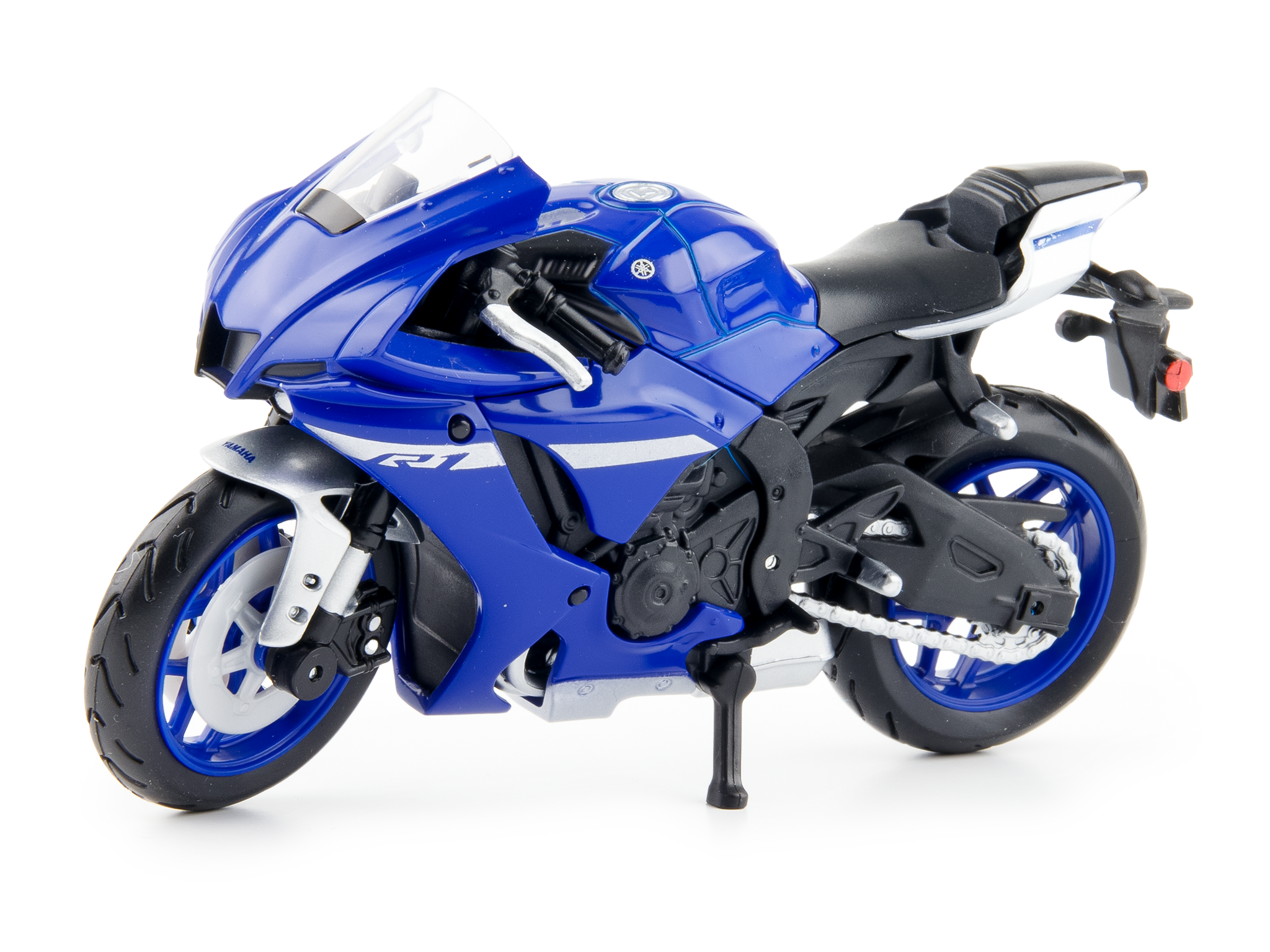 Yamaha YZF-R1 2021 blue 1:18 Scale Motorcycle Model