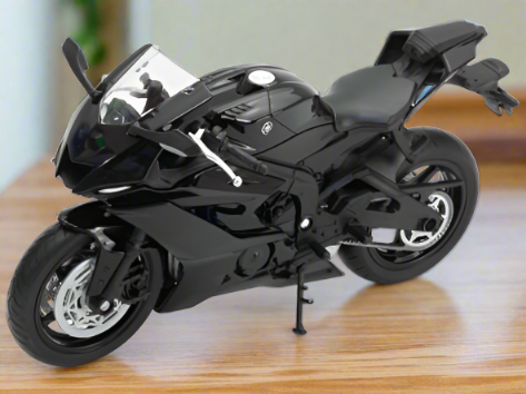 Yamaha YZF-R6 Black 1:12 Scale Welly Diecast Model