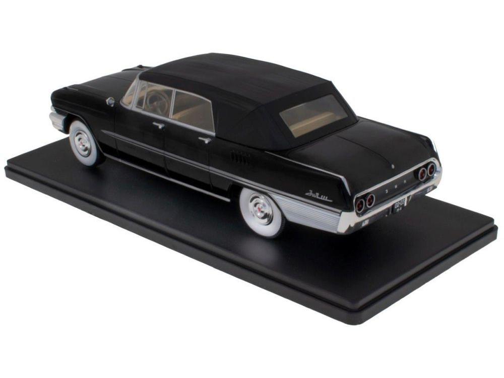 Zil 111D Cabrio (Top Up) Black 1:24 Scale Unbranded Diecast Model Car-Unbranded-Diecast Model Centre