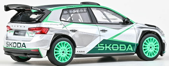 Skoda Fabia IV RS Rally2 2022 Skoda Motorsport Design 2023 1:43 Scale Diecast Car – Abrex