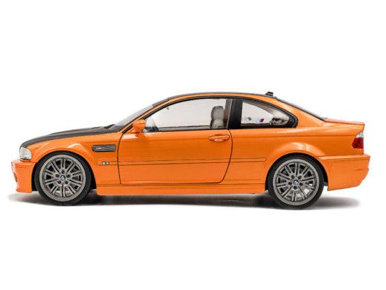 BMW E46 M3 Coupe Solido Works Orange 2000 1:18 Scale Solido Diecast Model Car
