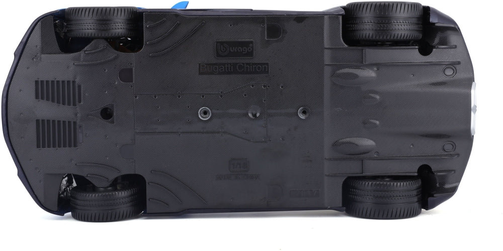 Bugatti Chiron Blue/Black 1:18 Scale Diecast Car – Bburago