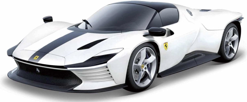 Ferrari Daytona SP3 White/Black 1:18 Scale Diecast Car – Bburago Signature Series