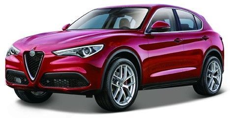 Alfa Romeo Stelvio Red 1:24 Scale Diecast Car – Bburago