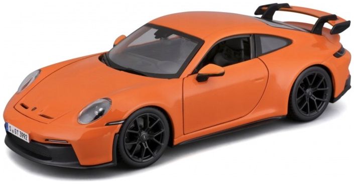 Porsche 911 GT3 2021 Orange 1:24 Scale Bburago Diecast Model Car