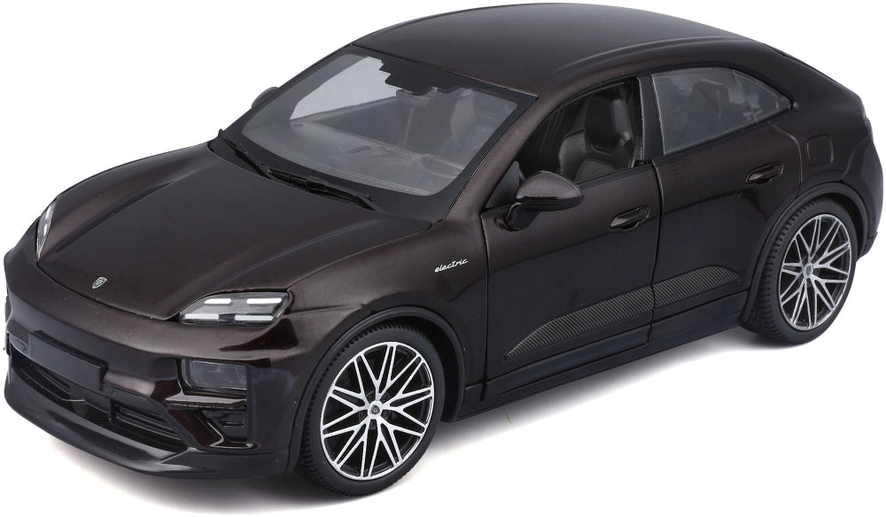 Porsche Macan 4 Electric 2024 Metallic Copper 1:24 Scale Diecast Car – Bburago