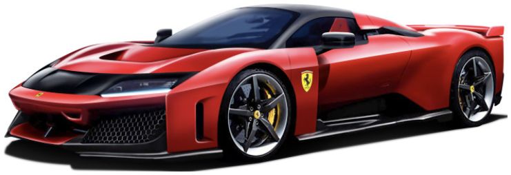 Ferrari F80 Red 1:24 Scale Diecast Model Car – Bburago