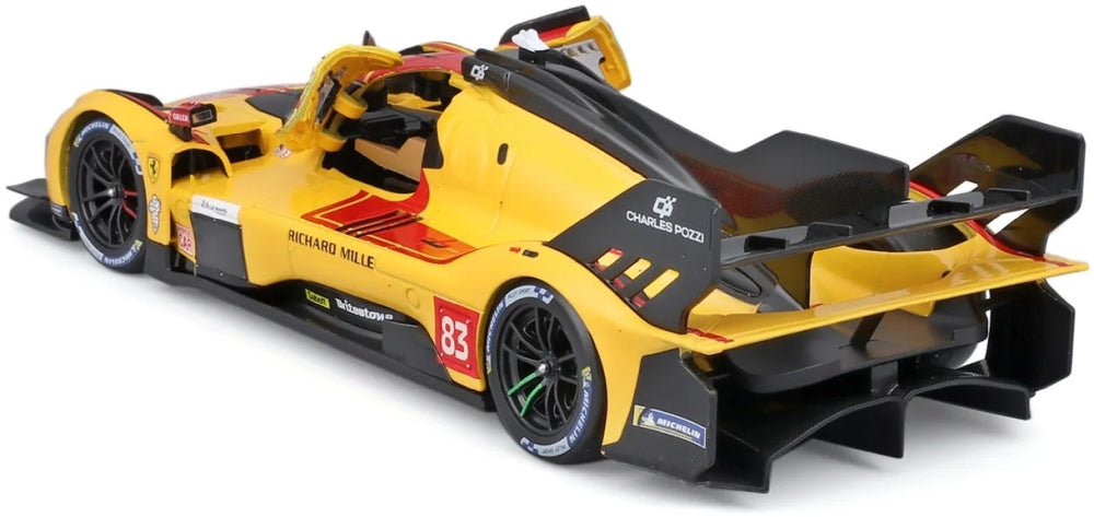 Ferrari Racing 499P AF Corse #83 Le Mans Hypercar 2025 1:24 Scale Diecast Car – Bburago