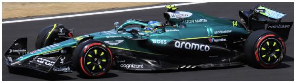 Aston Martin AMR 25 #14 F1 2025 Fernando Alonso 1:24 Scale Diecast Car – Bburago