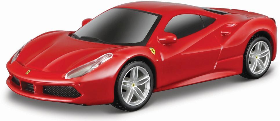 Ferrari 488 GTB Red 1:43 Scale Diecast Model Car – Bburago-Bburago-Diecast Model Centre