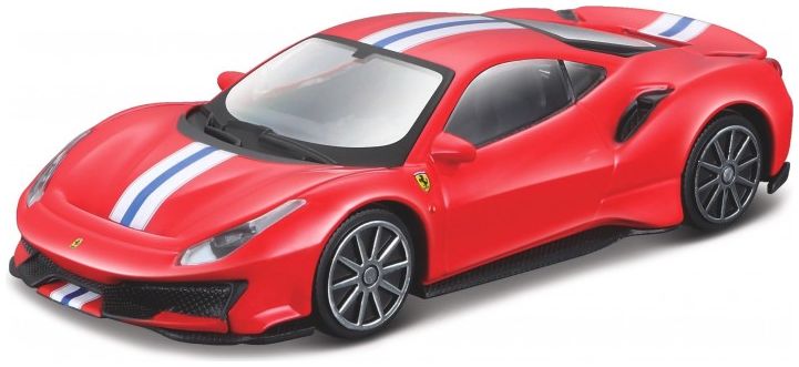 Ferrari 488 Pista Red 1:43 Scale Diecast Model Car – Bburago-Bburago-Diecast Model Centre