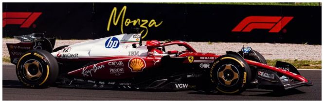 Ferrari F1 SF-25 HP 'Niki Lauda 50th Anniversary' #16 F1 Monza GP 2025 Charles Leclerc 1:43 Scale Diecast Car – Bburago-Bburago-Diecast Model Centre