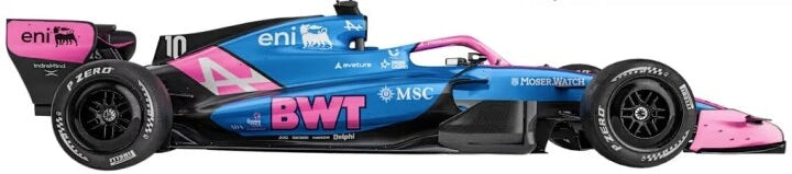 Alpine A526 F1 2026 #43 Franco Colapinto w/Helmet 1:43 Scale Diecast Model Car – Bburago