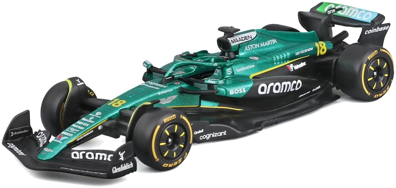 Aston Martin AMR 25 #18 F1 2025 Lance Stroll 1:43 Scale Diecast Model Car – Bburago