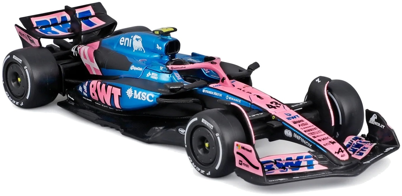 BWT Alpine A525 #43 F1 2025 Franco Colapinto 1:43 Scale Diecast Model Car – Bburago