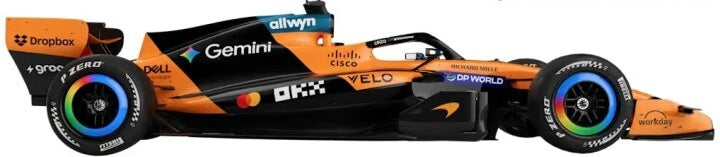 McLaren MCL40 F1 2026 #1 Lando Norris w/Helmet 1:43 Scale Diecast Model Car – Bburago