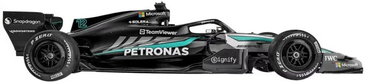 Mercedes-AMG F1 W17 E PERFORMANCE F1 2026 #63 George Russell 1:64 Scale Diecast Model Car – Bburago