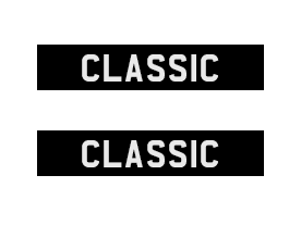 Model Car DIY Vinyl Number Plates | Custom Registration Plates for 1:18 & 1:24 Scale Models