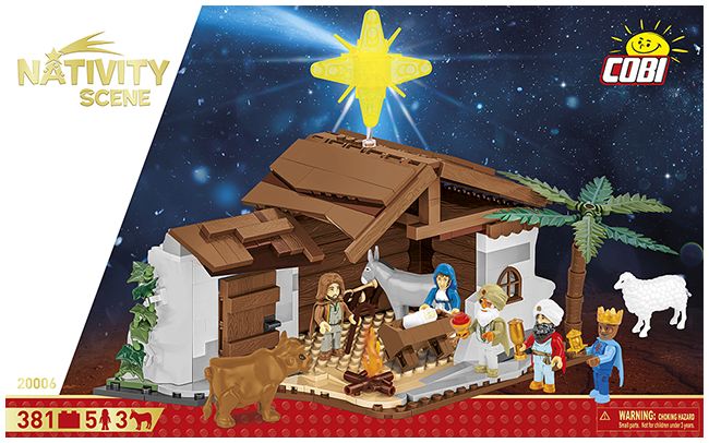 Nativity Scene (381 pcs) Cobi Brick Build Kit