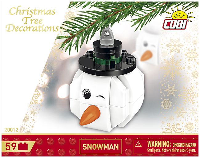 Snowman (59 pcs) Cobi Brick Build Kit