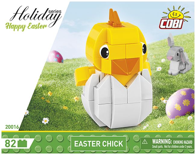 Easter Chick Cobi Brick Build Kit