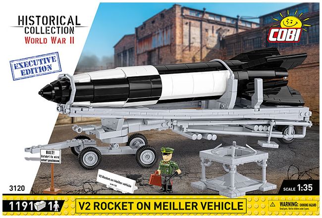 V2 Rocket and Transporter Executive Edition (1210 pcs) Cobi Brick Build Kit