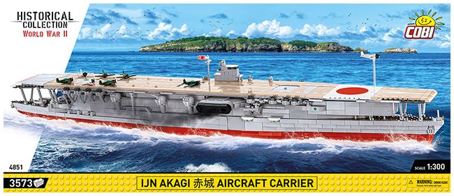 Akagi Aircraft Carrier WWII (3510 pcs) Cobi Brick Build Kit