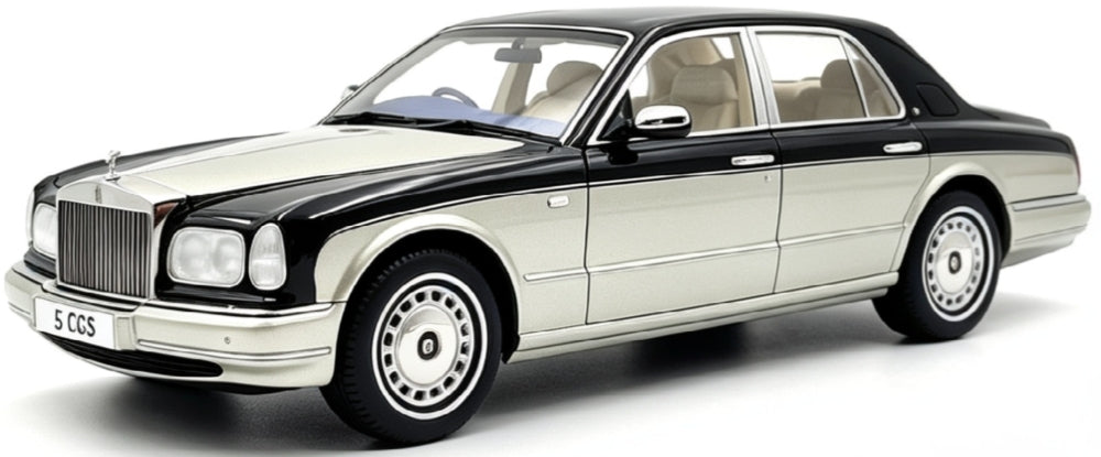Rolls Royce Silver Seraph Black/Silver 1998 1:18 Scale Resin Car – Cult