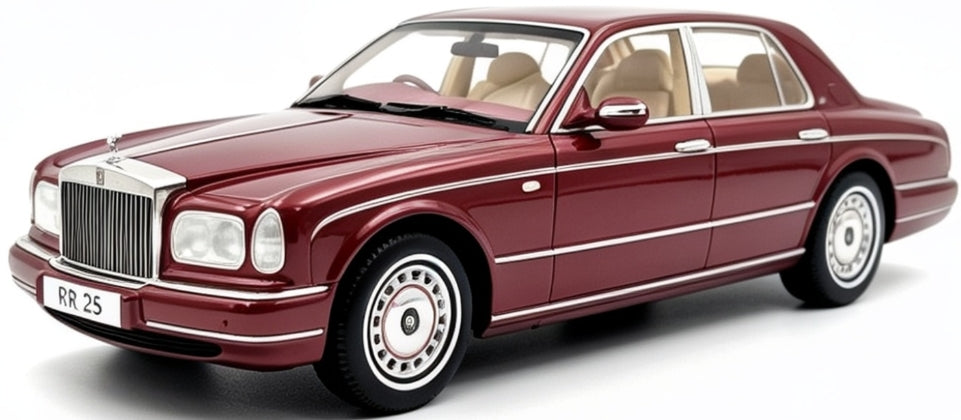 Rolls Royce Silver Seraph Sunset Red 1998 1:18 Scale Resin Car – Cult