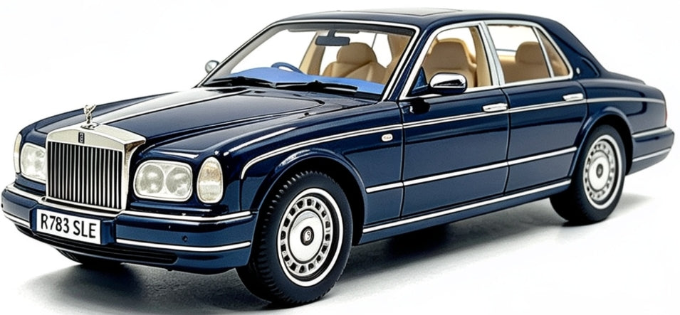 Rolls Royce Silver Seraph Peacock Blue 1998 1:18 Scale Resin Car – Cult