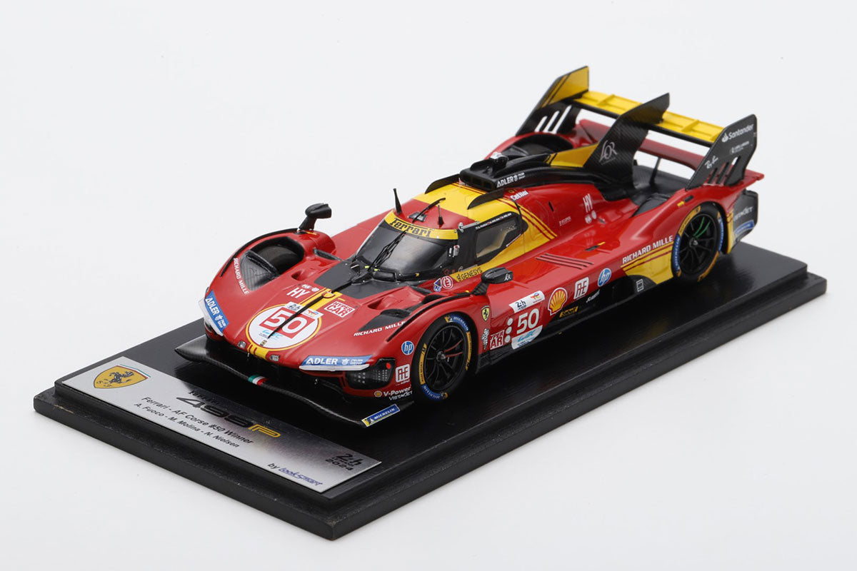 Ferrari 499P #50 Ferrari AF Corse Winner Le Mans 24H 2024 Fuoco/Molina/Nielsen 1:43 Scale Looksmart Resin Model Car