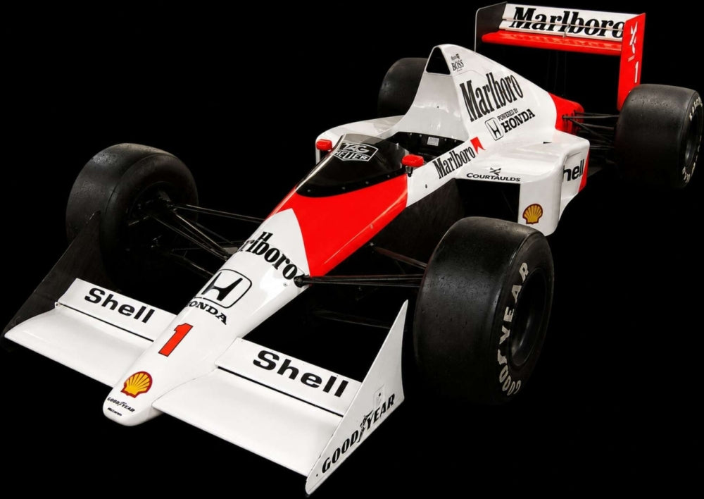 McLaren MP4/5 #1 Winner F1 Monaco GP 1989 Ayrton Senna w/Driver 1:18 Scale Resin Car – GP Replicas