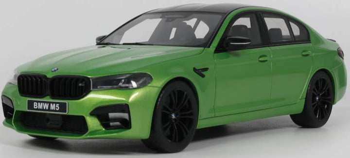 BMW M5 Competition Java Green 2021 1:18 Scale Resin Car – GT Spirit-GT Spirit-Diecast Model Centre