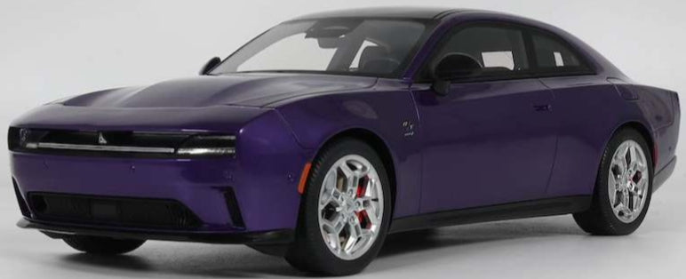 Dodge Charger Daytona R/T Plum Crazy 2024 1:18 Scale Resin Car – GT Spirit-GT Spirit-Diecast Model Centre