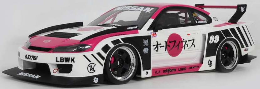 Nissan Silvia (S15) Super Silhouette By LB-Works Pink 2025 1:18 Scale Resin Car – GT Spirit-GT Spirit-Diecast Model Centre
