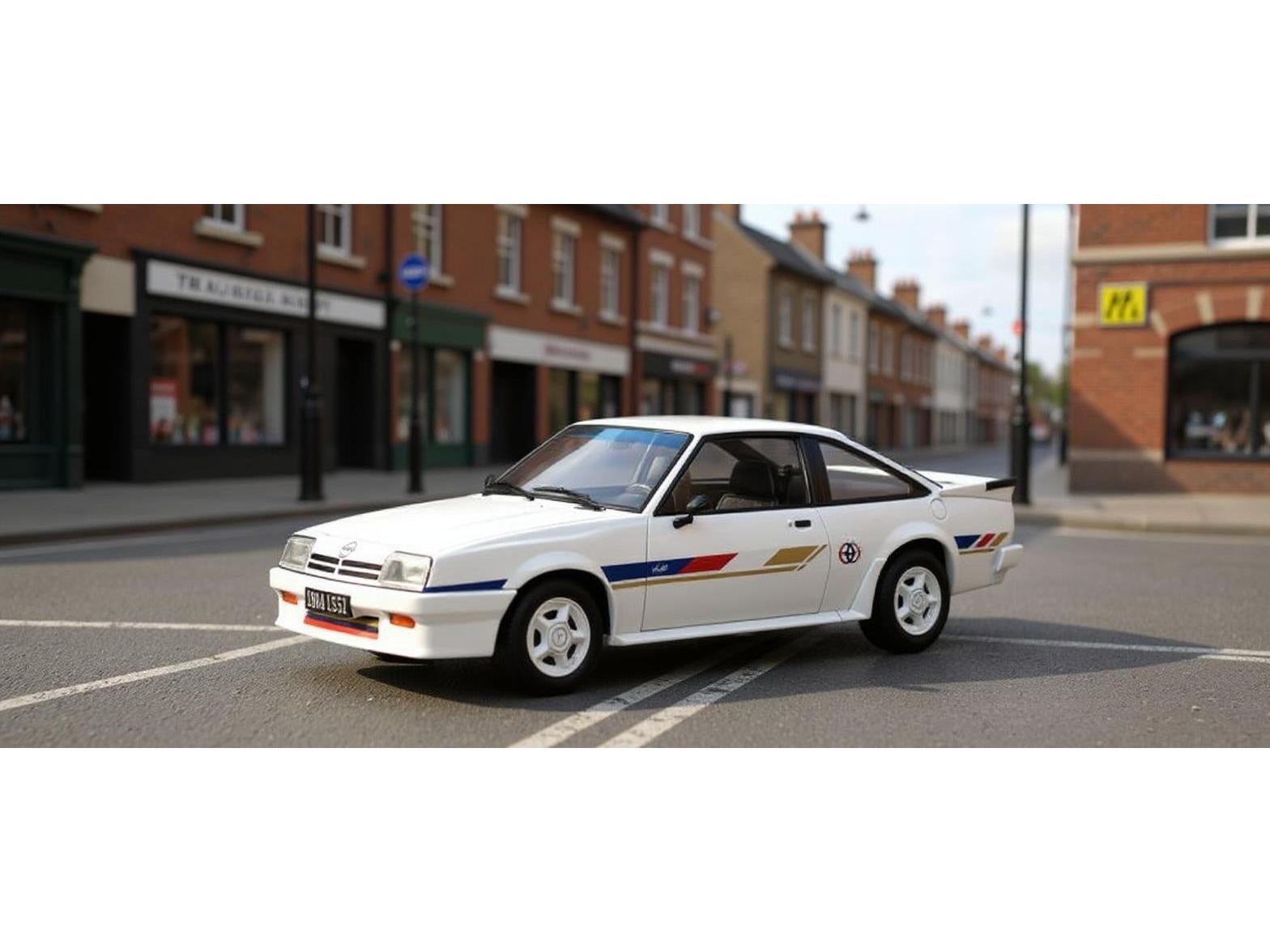 Opel Manta Guy Frequelin 1984 white 1:18 Scale Diecast Model