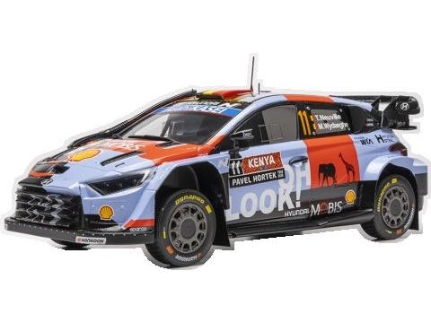 Hyundai i20 N Rally1 #11 Rally Kenya 2026 T.Neuville/M.Widaeghe 1:18 Scale Diecast Car – IXO