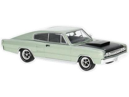 Dodge Charger Light Green 1967 1:43 Scale IXO Diecast Model Car
