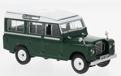 Land Rover Series III 109 Dark Green/White 1978 1:43 Scale Diecast Model Car – IXO