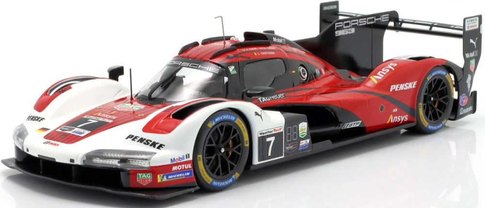 Porsche 963 Penske Motorsport #7 Winner 24h Daytona 2025 Nasr/Tandy/Vanthoor 1:18 Scale Diecast Model Car – IXO