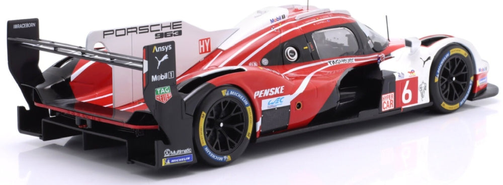 Porsche 963 Penske #6 2nd 24h Le Mans 2025 Estre/Vanthoor/Campbell 1:18 Scale Diecast Car – IXO