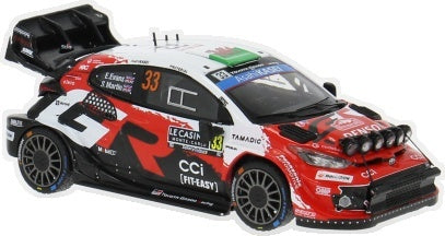 Toyota GR Yaris Rally1 Rallye Monte Carlo 2026 #33 E.Evans/S.Martin Coche a escala 1:43 IXO Diecast