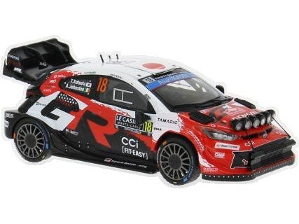 Toyota GR Yaris Rally1 Rallye Monte Carlo 2026 #18 T.Katsuta/A.Johnston 1:43 Scale IXO Diecast Model Car