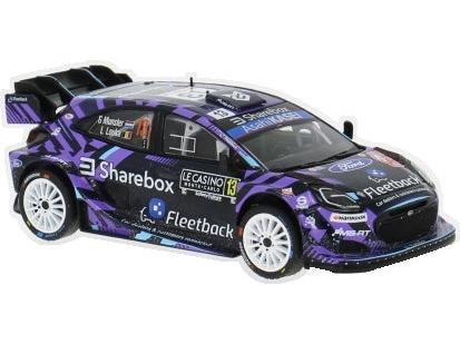 Ford Puma Rally1 Rallye Monte Carlo 2026 #13 G.Munster/L.Louka Coche a escala 1:43 IXO de metal fundido