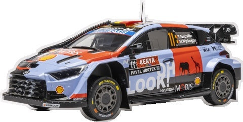 Hyundai i20 N Rally1 #11 Safari Rallye Kenya 2026 T.Neuville/M.Widaeghe 1:43 Scale Diecast Car – IXO