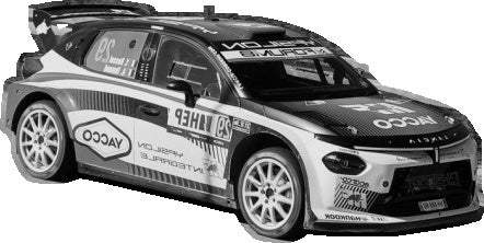 Lancia Ypsilon HF Rally2 WRC2 #28 Rally Croatia 2026 N.Gryazin/K.Aleksandrov 1:43 Scale Diecast Car – IXO